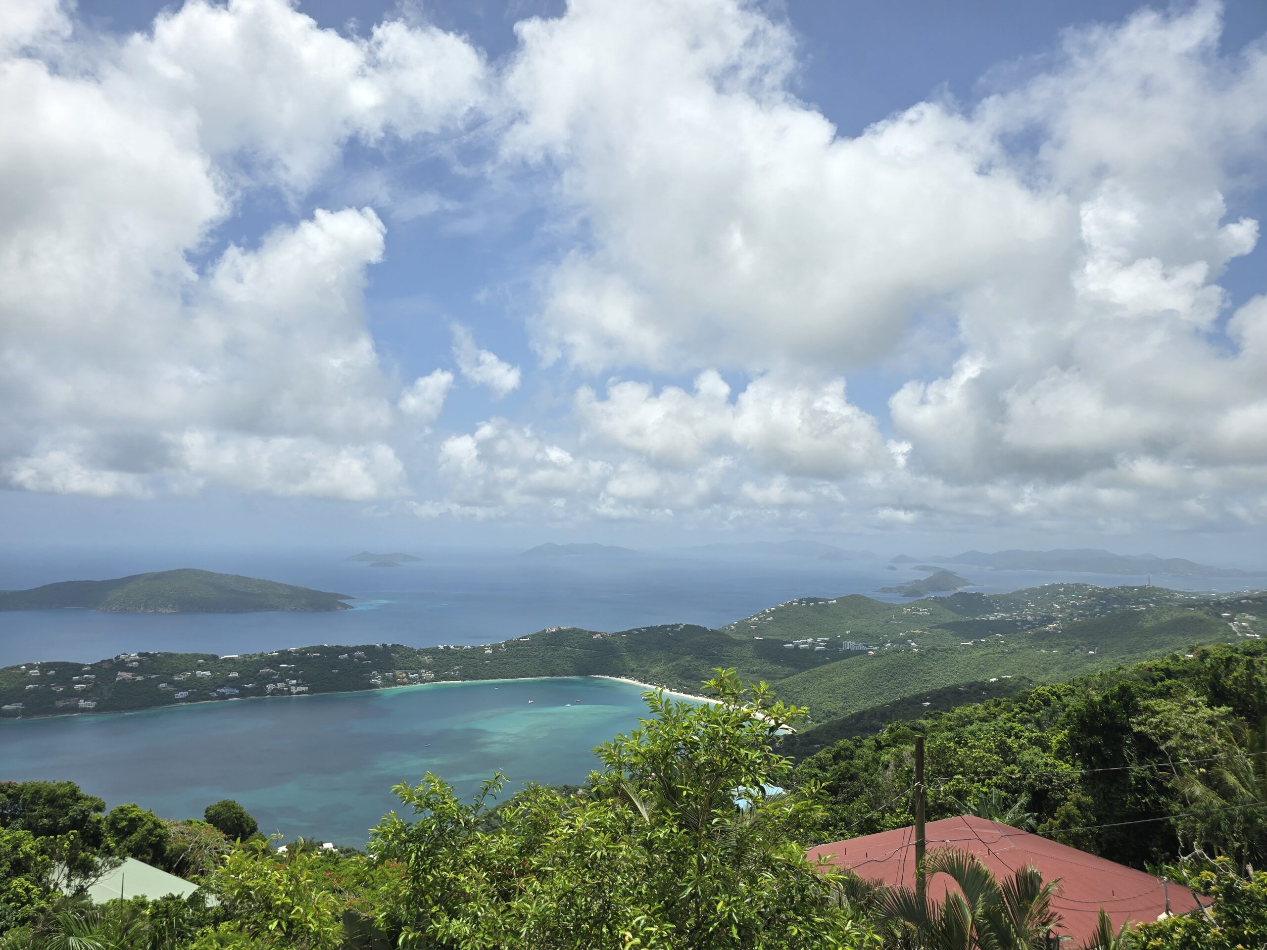 Magen's Bay and the Caribbean Islands from St. Thomas
